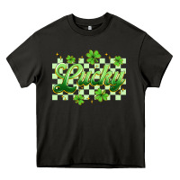 Asphalt checkered lucky Heavy Core Tee - Artiststas