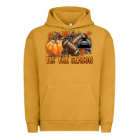Pigment Peanut Butter Tis' the season Football black helmet Urban Hoodie - NancyCooperArtShop