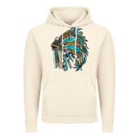 Vintage Artic indian feather headdress with western  patterns Vintage Hoodie - RanaPortraitStore
