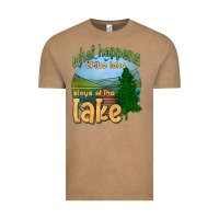 Vintage Coffee what happens at the lake stays at the lake Vintage Tee - HRA Design Shop