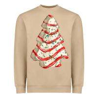 Mushroom white christmas cake Heavyweight Sweatshirt - FaDigitalArtStudio