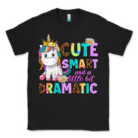 Black cute smart and a little bit dramatic unicorn Classic Tee - AdoDesignShop