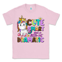 Bubblegum Pink cute smart and a little bit dramatic unicorn Classic Tee - AdoDesignShop