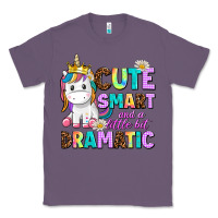 Lavender cute smart and a little bit dramatic unicorn Classic Tee - AdoDesignShop