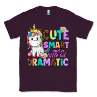 Plum cute smart and a little bit dramatic unicorn Classic Tee - AdoDesignShop