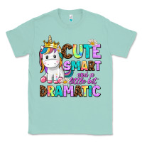 Seafoam cute smart and a little bit dramatic unicorn Classic Tee - AdoDesignShop