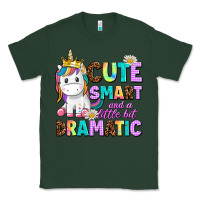 Sports Green cute smart and a little bit dramatic unicorn Classic Tee - AdoDesignShop