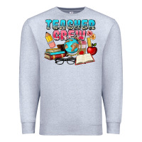 Heather Grey teacher crew Premium Sweatshirt - NancyCooperArtShop