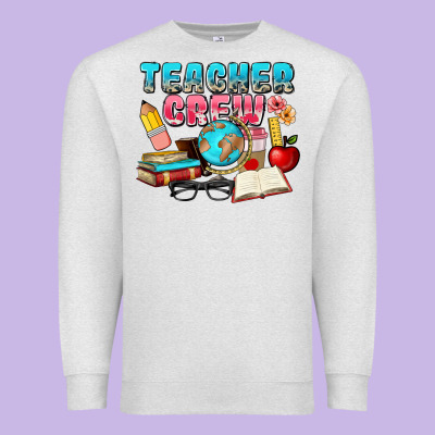 Teacher Crew Premium Sweatshirt Designed By Nancycooperartshop