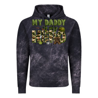 Cloud Black my daddy is my hero army Vintage Hoodie - Zillion Design Studio