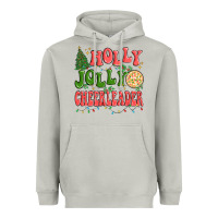Moon Dust holly jolly cheerleader Heavyweight Hoodie - MaliasSmallBusiness