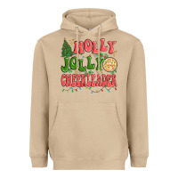 Mushroom holly jolly cheerleader Heavyweight Hoodie - MaliasSmallBusiness