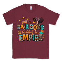 Burgundy just a nail boss building her empire Classic Tee - AdoDesignShop