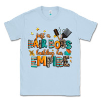 Dusty Blue just a nail boss building her empire Classic Tee - AdoDesignShop