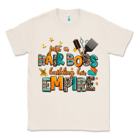 Natural just a nail boss building her empire Classic Tee - AdoDesignShop