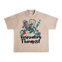 French Oak respiratory therapist Urban Heavy Tee - BarkalooDesign