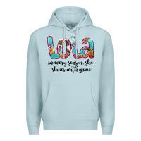 Blue Mist lola Premium Hoodie - Artiststas