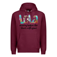 Burgundy lola Premium Hoodie - Artiststas