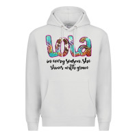 Dove Grey lola Premium Hoodie - Artiststas