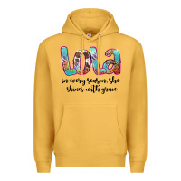 Mustard lola Premium Hoodie - Artiststas