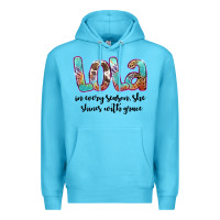 Ocean Blue lola Premium Hoodie - Artiststas