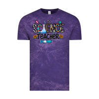 Cloud Purple science teacher Vintage Tee - CowhideDigitalArt