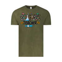 Vintage Olive science teacher Vintage Tee - CowhideDigitalArt