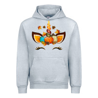 Heather Grey Unicorn Fall Urban Hoodie - texasbilliewilder
