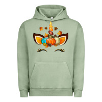 Pigment Oil Green Unicorn Fall Urban Hoodie - texasbilliewilder