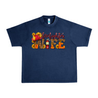 Navy firefighter wife with hat sunflowers Urban Heavy Tee - HRA Design Shop