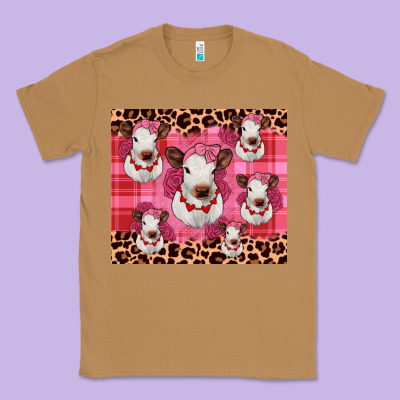 Calf Valentines Tumbler Classic Tee Designed By Jahusdesignshop