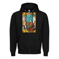 Black Western Farm Life Zipper Hoodie - LillyAllenDesigns