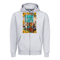 Heather Grey Western Farm Life Zipper Hoodie - LillyAllenDesigns