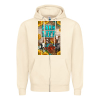 Sandshell Western Farm Life Zipper Hoodie - LillyAllenDesigns