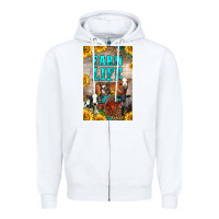 White Western Farm Life Zipper Hoodie - LillyAllenDesigns
