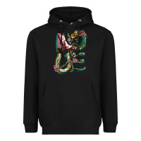 Black love boots horseshoe cowboy Heavyweight Hoodie - NancyCooperArtShop
