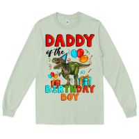 Matcha daddy of the birthday boy t rex Long Sleeve Tee - Artiststas