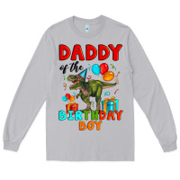 Moon Dust daddy of the birthday boy t rex Long Sleeve Tee - Artiststas