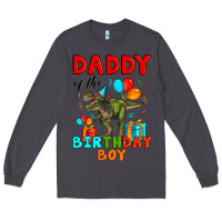Smoke daddy of the birthday boy t rex Long Sleeve Tee - Artiststas