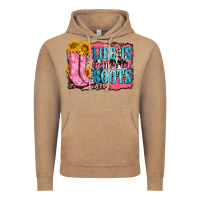 Vintage Coffee life is better in boots Vintage Hoodie - Zillion Design Studio