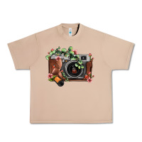 Burro floral eucalyptus film roll vintage camera Urban Heavy Tee - FaDigitalArtStudio