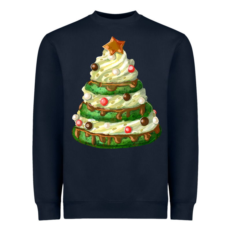 White Christmas Cookie Cake Heavyweight Sweatshirt by FaDigitalArtStudio | Teevron