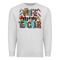 Dove Grey wife mom teacher Premium Sweatshirt - NancyCooperArtShop