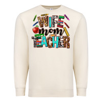 Sandshell wife mom teacher Premium Sweatshirt - NancyCooperArtShop