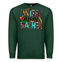 Sports Green wife mom teacher Premium Sweatshirt - NancyCooperArtShop