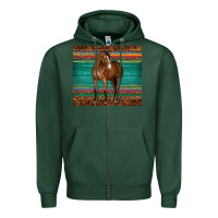 Sports Green western horse serape  leather leopard Zipper Hoodie - BarkalooDesign
