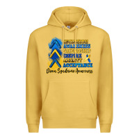 Antique Gold down syndrome awareness Premium Hoodie - Artiststas