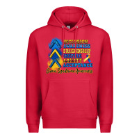 Cardinal down syndrome awareness Premium Hoodie - Artiststas