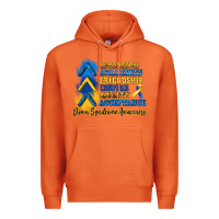 Carrot down syndrome awareness Premium Hoodie - Artiststas