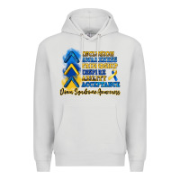 Dove Grey down syndrome awareness Premium Hoodie - Artiststas